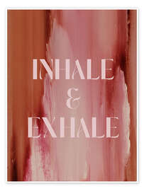 Wandbild Soft Poems - Inhale and Exhale - treechild