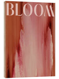 Holzbild Soft Poems - Bloom