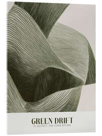 Acrylglasbild Green Drift - treechild