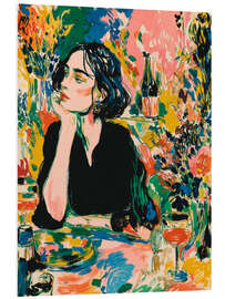 Hartschaumbild Ich genieße meine Zeit allein