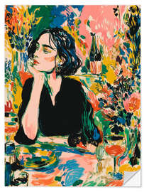 Wandsticker Ich genieße meine Zeit allein