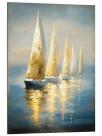Gallery Print Goldene Segelboote