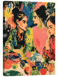 Leinwandbild Gossip time