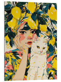 Gallery Print Sommerportrait mit Katze