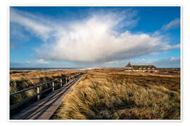 Wandbild Küstenidylle auf Sylt - Achim Thomae