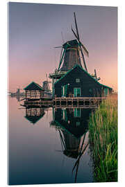 Acrylglasbild Sonnenaufgang in Holland - Achim Thomae