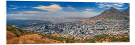 Acrylglasbild Kapstadt Panoramablick - Achim Thomae