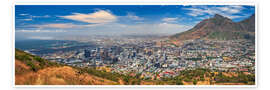 Poster Kapstadt Panoramablick - Achim Thomae