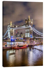 Leinwandbild London Tower Bridge im Abendlicht