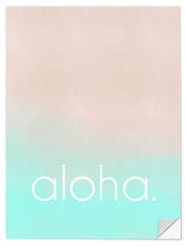 Wandsticker Aloha, Ozean