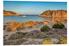 Acrylglasbild Malerische Bucht bei Sonnenaufgang in Griechenland - pixelliebe