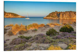 Aluminiumsbilde Picturesque bay at sunrise in Greece - pixelliebe