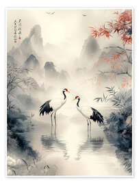 Poster Morgenstimmung