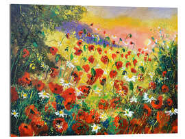 Gallery Print Rote Mohnblumen