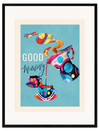 Gerahmter Kunstdruck Good Morning - Coffee Time