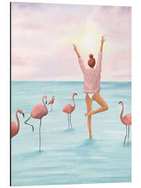 Aluminium print Big Flamingo - Branka Kodžoman