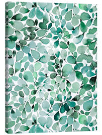 Leinwandbild Eukalyptusmuster