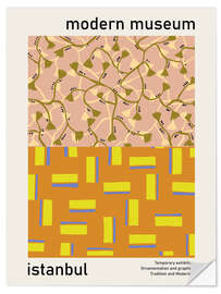 Wandsticker Modern Museum Istanbul
