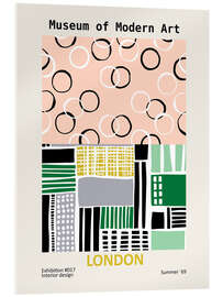 Acrylglasbild Museum of Modern Art, London, Summer '69