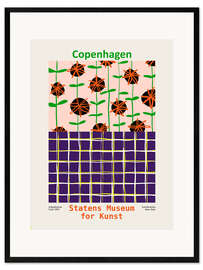 Gerahmter Kunstdruck Kunstausstellung Kopenhagen