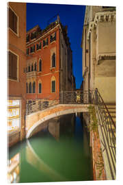 Acrylglasbild Sommernacht in Venedig - Martin Wasilewski