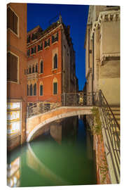 Leinwandbild Sommernacht in Venedig - Martin Wasilewski