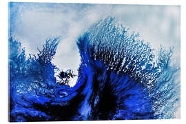 Quadro em acrílico Rhythmic Blues - Petra Meikle