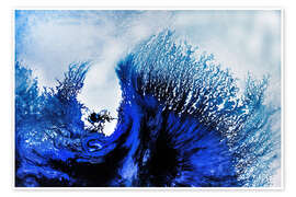 Wandbild Rhythmischer Blues - Petra Meikle