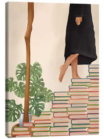 Leinwandbild Bücher