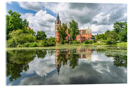 Acrylglasbild Schloss Muskau im Muskauer Park, Sachsen - Peter Schickert