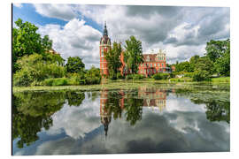 Print på aluminium Muskau Castle in Muskau Park, Saxony - Peter Schickert