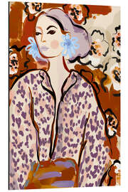 Tableau en aluminium Ember Gaze - treechild