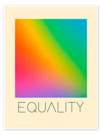 Poster Equality Regenbogen