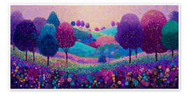 Poster Magische Landschaft