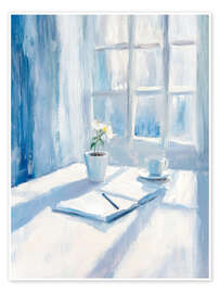 Wandbild Rein poetischer Morgen - DejaReve