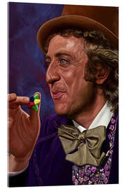 Tableau en verre acrylique Willy Wonka &amp; the Chocolate Factory - Dmitry Belov
