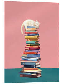 Acrylglasbild Wo die Katze träumt