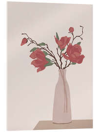 Acrylglasbild Stillleben mit Rosen - Branka Kodžoman