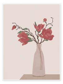 Poster Stillleben mit Rosen