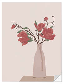 Wandsticker Stillleben mit Rosen