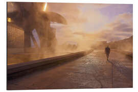 Aluminium print Guggenheim Museum Bilbao in the haze - Patrick Lohmüller