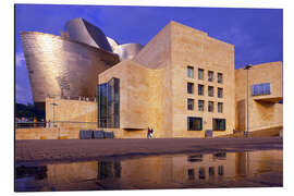 Aluminium print Guggenheim Museum Bilbao