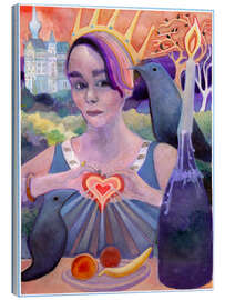 Leinwandbild Königin der Krähen - Josh Byer