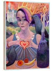 Holzbild Königin der Krähen - Josh Byer