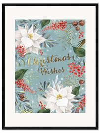 Gerahmter Kunstdruck Christmas wishes