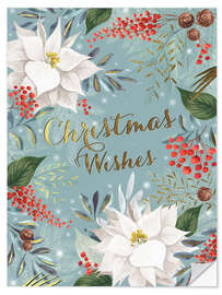 Wandsticker Christmas wishes