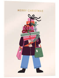 Acrylglasbild Merry Christmas - Weihnachtsgeschenke