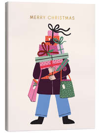 Leinwandbild Merry Christmas - Weihnachtsgeschenke