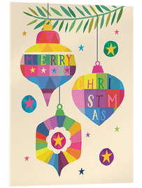 Acrylglasbild Merry Christmas - Weihnachtsdekos