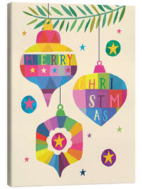 Leinwandbild Merry Christmas - Weihnachtsdekos